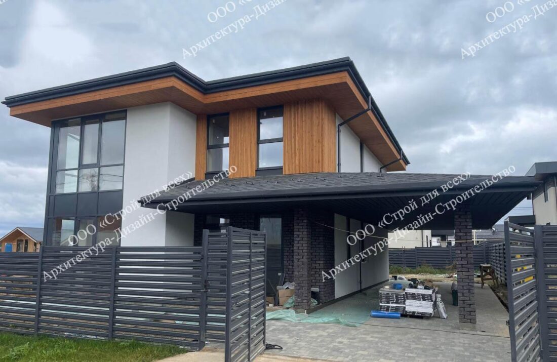 ПД-06 Двухэтажный дом с тремя спальнями и кабинетом 13.7*12.7м. — фото 15
