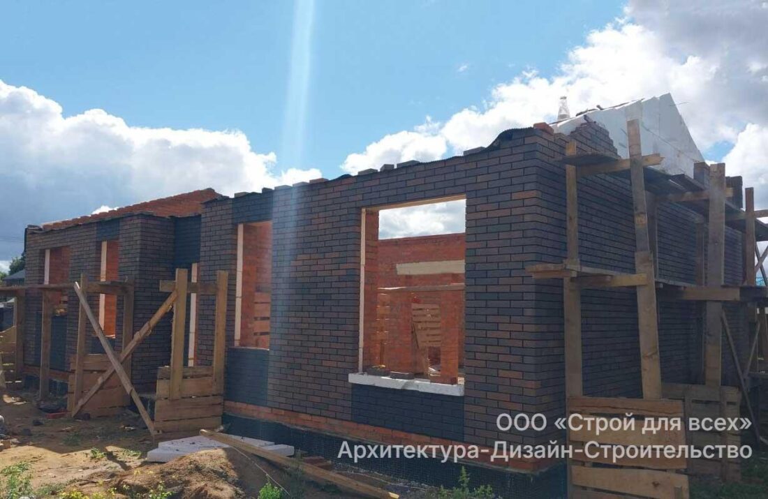 ПД-25 Одноэтажный дом с тремя спальнями 12.4*8.9 м. — фото 8