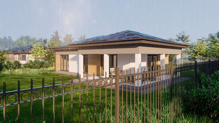 Т-09 Дом с тремя спальнями 16х13 метров. — фото 2