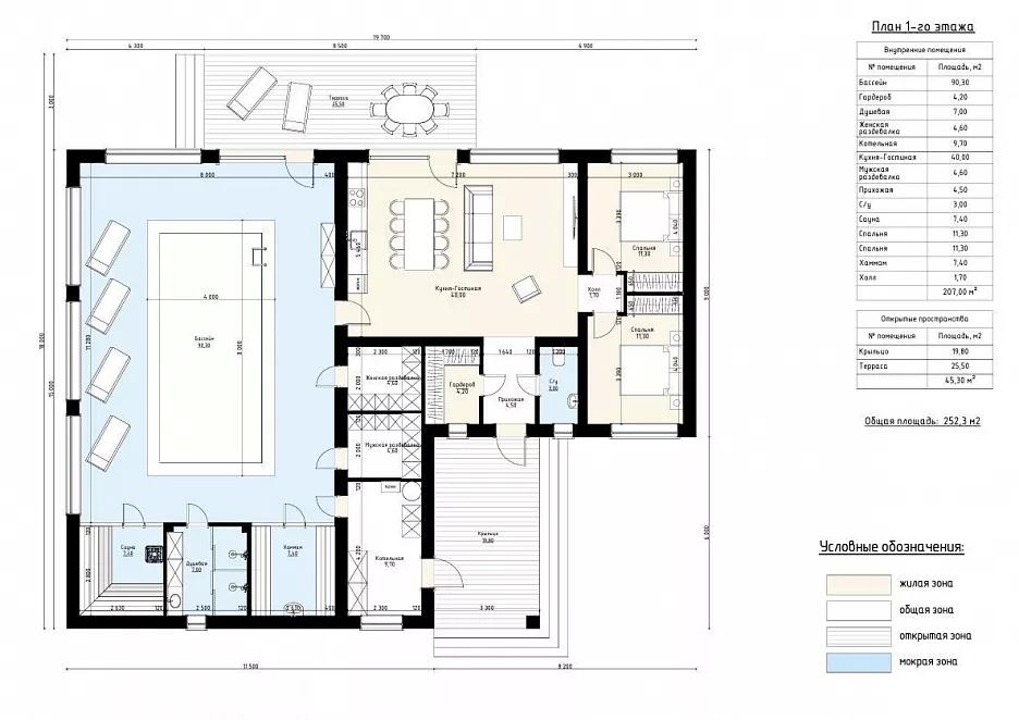 КС-99. Банный комплекс с бассейном 19.7* 18 метров — фото 6