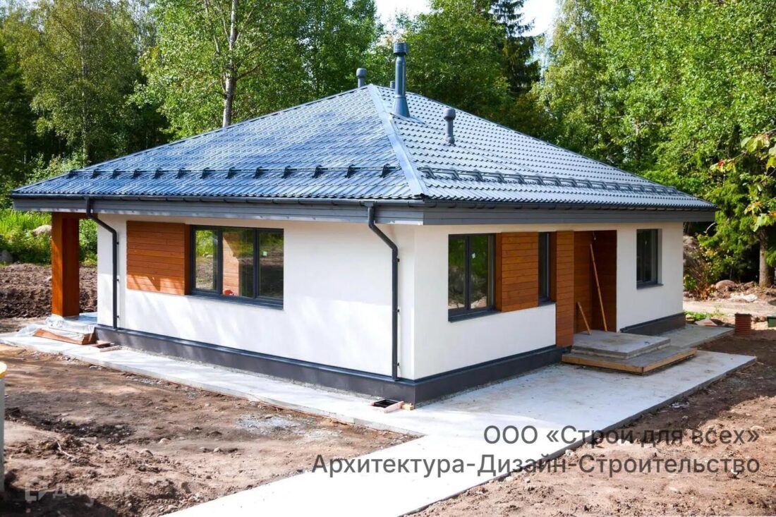 ПД-03 Одноэтажный дом с тремя спальнями 12.1*10.5 м. — фото 4