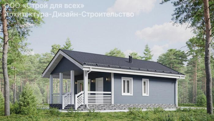 Новинка КР-62 Коттедж с двумя спальнями 6*8 м. — фото 3