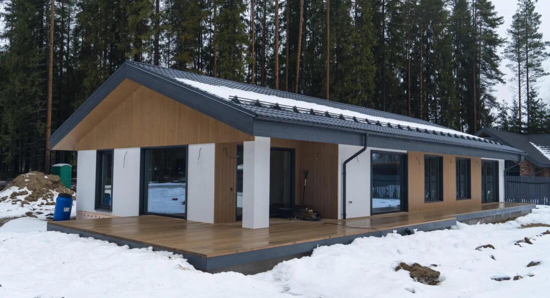ВП-011 Одноэтажный дом с тремя спальнями 12.5*8.3 м. — фото 5