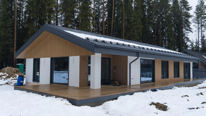 ВП-011 Одноэтажный дом с тремя спальнями 12.5*8.3 м. — фото 5