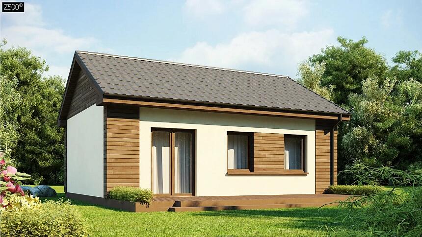 СБ-204 С отделкой Дом с двумя спальнями 9.6*10.3 м. — фото 2