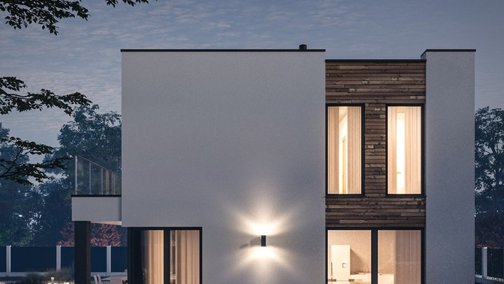 ПР-16 Дом с тремя спальнями в современном стиле 10.4*8.7 метров — фото 8
