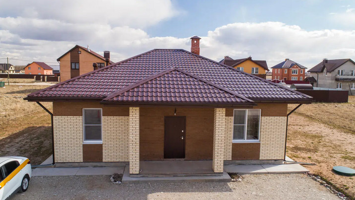 ВП-012 Одноэтажный дом с тремя спальнями 11.1*12.4 м. — фото 5