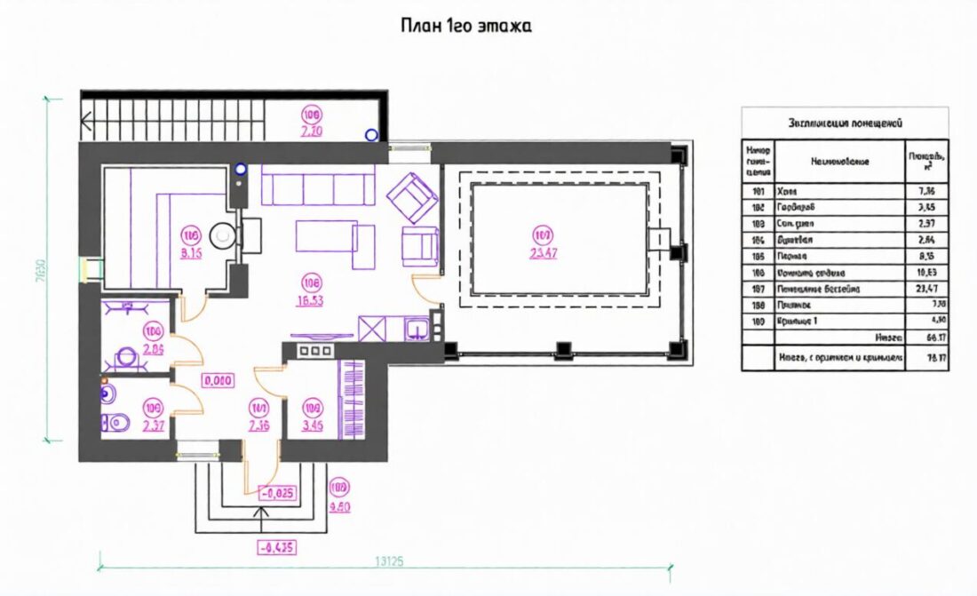 С-6 .СПА-комплекс с цокольным этажом 7.9*13.2 метров. — фото 5