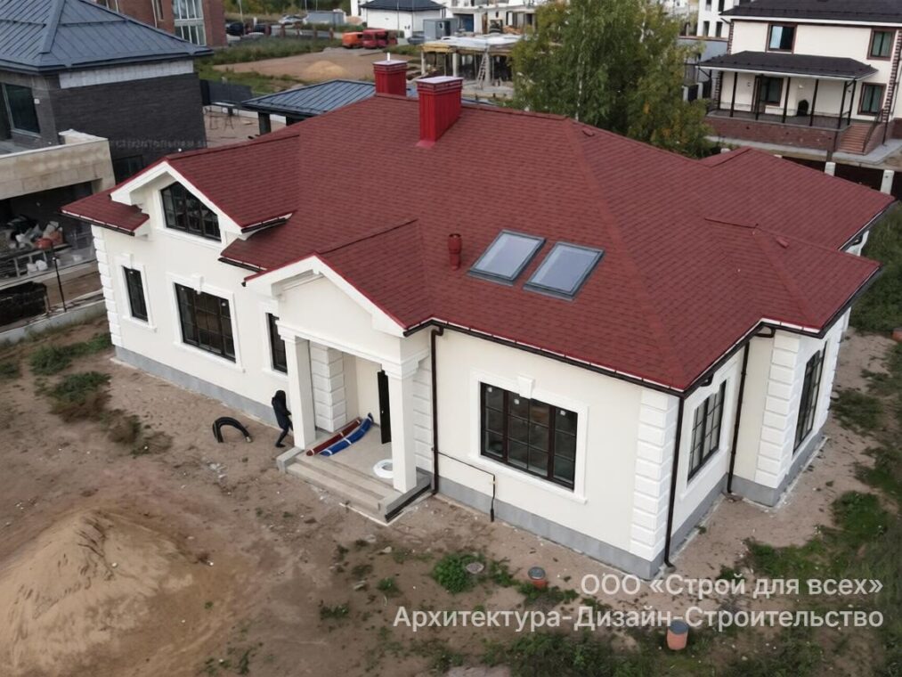 ПД-24 Коттедж с мансардой и четырьмя комнатами 19,9 м х 16,7 м. — фото 12