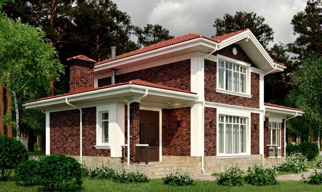 Т-64 Банный комплекс с мансардой и бассейном 8.4*14.3 м. — фото 1