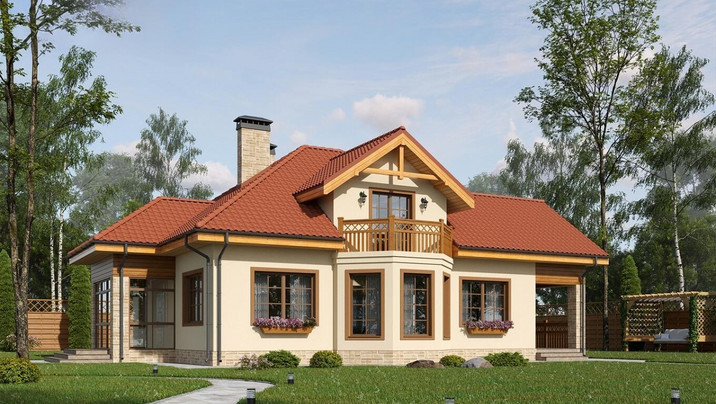 ФЦ-04. Коттедж с шестью комнатами и спорт-залом 15 м x 13. — фото 1